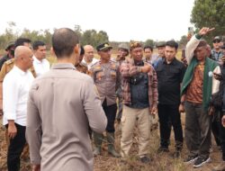 Polda Lampung dan Polres Kawal Langsung Pelaksanaan Ploting Bidang Tanah Oleh ATR/BPN yang di klaim Masyarakat