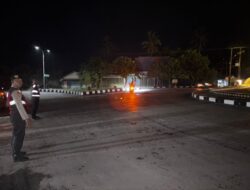 Sat Samapta Polres Tulang Bawang Barat Laksanakan Patroli Malam Hari Antisipasi Gangguan Kamtibmas dan Tindak Pidana