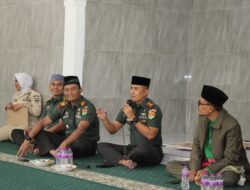 Kodim 0426 TB, Gelar Peringatan Isra’ Mi’raj Nabi Muhammad SAW di Masjid Jamiyatul Ummah