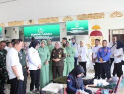 Peringati HUT ke-80 Persit KCK, Kodim 0426/TB Gelar Donor Darah Massal