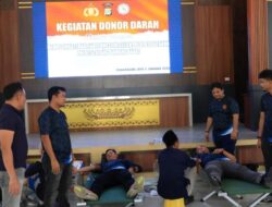 Polres Tulang Bawang Barat Gelar Donor Darah Dan Baksos dalam Rangka HUT Intelkam Polri ke-80