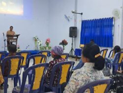 Berikan Rasa Aman Saat Ibadah, Personel Polsek Tulang Bawang Tengah Laksanakan Pengamanan Ibadah Gereja