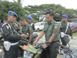 Denpom II/3 Lampung Sosialisasikan Ops Gaktib dan Yustisi di Kodim 0426/TB