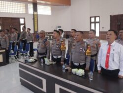 Polres Tulang Bawang Barat Menggelar Latihan Pra Operasi (Latpra Ops) Operasi Keselamatan Krakatau 2026