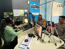 Sat Lantas Polres Tulang Bawang Barat Sosialisasi Tertib Berlalu Lintas Lewat Radio Elegan 95,7 Fm, Sukseskan Operasi Keselamatan Krakatau 2026