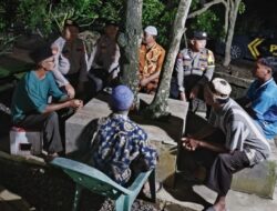 Personil Polsek Tulang Bawang Tengah, Gelar Patroli Siskamling Guna Cegah Gangguan Kamtibmas