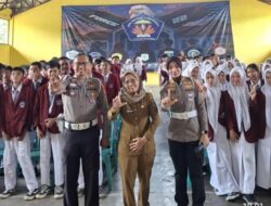 Satlantas Polres Tulang Bawang Sampaikan Pesan Penting Kepada Ratusan Siswa