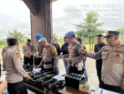 Cegah Penyalahgunaan Senpi, Wakapolres Tulang Bawang Barat Cek dan Periksa Langsung Senpi Dinas Inventaris