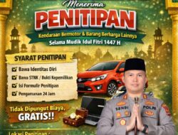 Mudik Aman Keluarga Bahagia, Kapolres Tulang Bawang Barat Imbau Warga yang Mudik Bisa Titip Kendaraan di Kantor Polisi