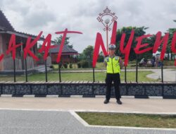Sat Lantas Polres Tulang Bawang Gempur Keamanan Wisata Cakat Raya, Pengunjung Aman Tanpa Laka Lalin