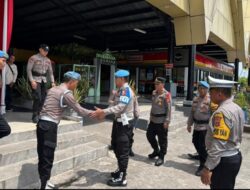 Divpropam Mabes Polri Cek Pos Pelayanan Rest Area KM 215 B Trans Tol Sumatera