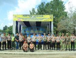 Pamatwil Polda Lampung Bersama Kapolres Tulang Bawang Barat Cek Pos Pengamanan Ops Ketupat Krakatau 2026