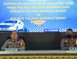 Kapolres Tulang Bawang Barat Sambut Kunjungan Tim Supervisi Ops Ketupat Krakatau 2026 Polda Lampung