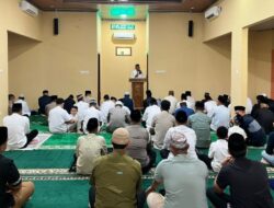 Kapolres Tulang Bawang Barat Gelar Sholat Idul Fitri 1447 H Bersama Keluarga Besar Polres Tubaba di Masjid Al Ikhlas