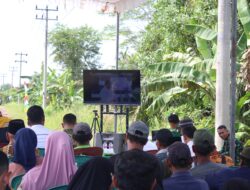 Ground Breaking Jembatan Garuda Tahap III Dan IV Digelar Serentak, Dandim 0426 TB, Ikuti Zoom Meeting Bersama Kasdam XXl/RI