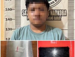 Satresnarkoba Polres Tulang Bawang Barat Amankan Pria Asal Lampung Selatan Kedapatan Memiliki Sabu