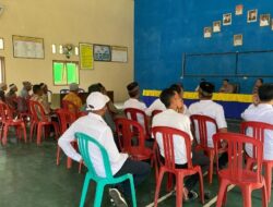 Satuan Binmas Polres Tulang Bawang Barat Laksanakan Binluh dan Penyerahan Sarana Kontak di Tiyuh Mulya Jaya