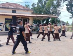 Bekali Generasi Emas, Polsek Rawa Jitu Selatan Bekali Saka Bahangkara Dengan Kemampuan Taktis dan Disiplin Tinggi 