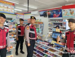 Patroli Kota Presisi, Sat Samapta Polres Tulang Bawang Gelar Pengaman Intensif,  Hadir Tegas Cegah Kriminalitas 