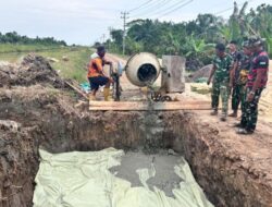 Pembangunan Jembatan Gantung Printis Garuda Masuki Tahap Pengecoran