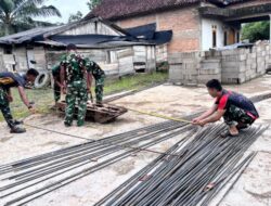 Pembangunan Jembatan Gantung Printis Garuda Masuki Tahap Perakitan Struktur Besi