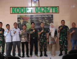 Letkol Syurya Dharma Dandim 0426/TB Sambut Hangat Audiensi KPU Tuba