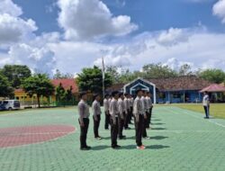 Satlantas Polres Tulang Bawang Gembleng Pasukan PKS di SMKN 1 Menggala