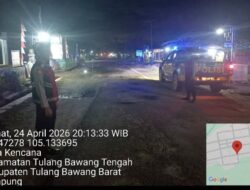 Sat Samapta Polres Tulang Bawang Barat Tingkatkan Patroli Malam Hari Antisipasi Gangguan Kamtibmas