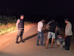 Cegah Gangguan Kamtibmas, Kapolsek Gunung Agung Pimpin Patroli KRYD