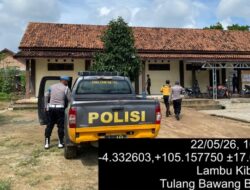 Jumat Berkah, Polsek Lambu Kibang Tebar Kebaikan di Ponpes Sabulusalam Tiyuh Kibang Budi Jaya