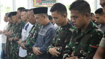 Kodim 0426 Tulang Bawang Gelar Sholat Idul Adha 1447 H di Masjid Jamiyatul Ummah