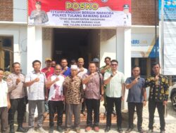 Kasat Res Nakroba Polres Tulang Bawang Barat Beri Penyuluhan Bahaya Narkoba di Tiyuh Bebas Dari Narkoba Tiyuh Gunung Katun Tanjungan