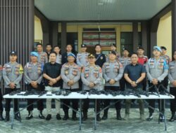 Polres Tulang Bawang Barat Gelar Apel Pemeriksaan Berkala Senpi Dinas, Pastikan Penggunaan Senjata Sesuai Prosedur