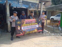 Cegah Karhutla, Polsek Gunung Agung Polres Tulang Bawang Barat Intensifkan Patroli dan Sosialisasi