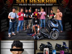 Sat Reskrim Polres Tulang Bawang Barat Berhasil Ungkap Kasus Pencurian Handphone, Seorang Pelaku Diamankan