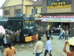Polres Tulang Bawang Barat Gelar Sistem Pengamanan Kota Menjelang Pemilihan Kepala Tiyuh Serentak 2026